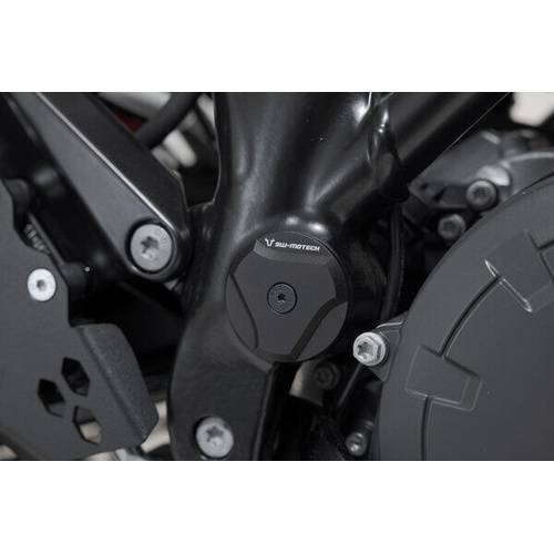 SW-Motech Frame cap set. Black. KTM 1050/1090/1190 Adv,1290 SAdv. (RAD.04.588.10000/B)