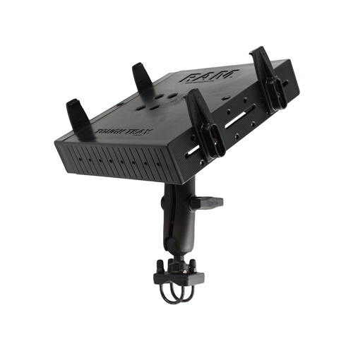 RAM Tough-Tray™ Double Ball Mount with Double U-Bolt Rail Base