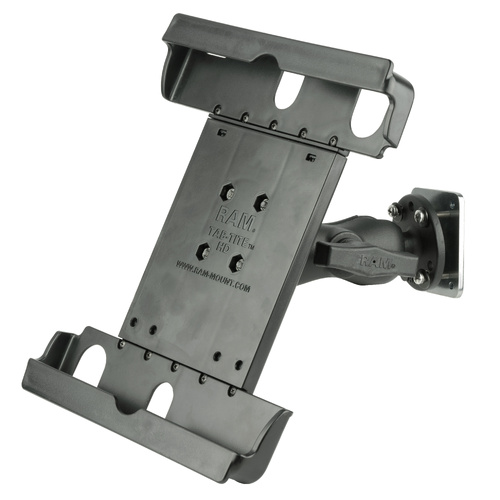 RAM Dashboard Mount with Backing Plate for 9"-10.5" Tablets with Cases