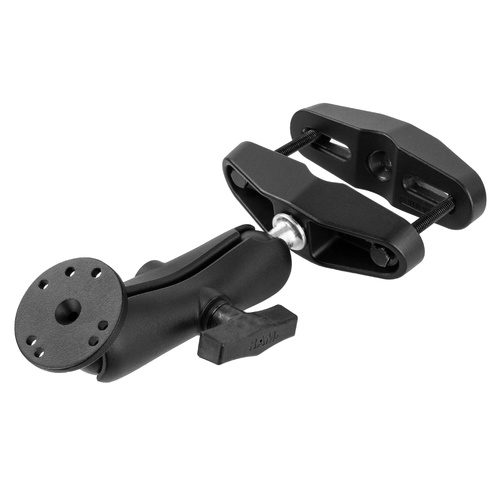 RAM-101U-247 :: RAM Universal Post Clamp Mount with Round Plate - C Size Medium Arm