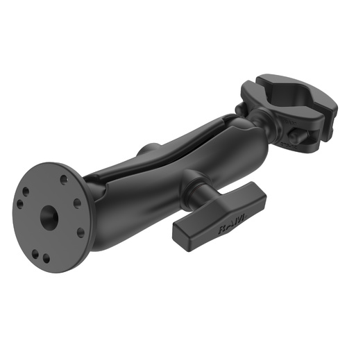 RAM-101U-271-12 :: RAM Round Post Clamp Mount with Round Plate