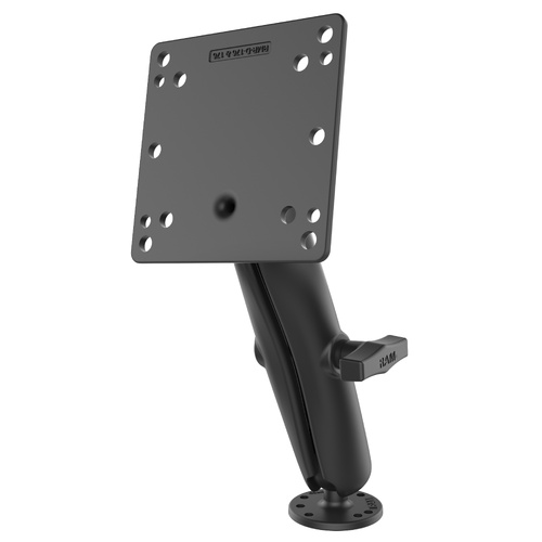 RAM-101U-D-246 :: RAM Double Ball Mount with 100x100mm VESA Plate - C Size Long