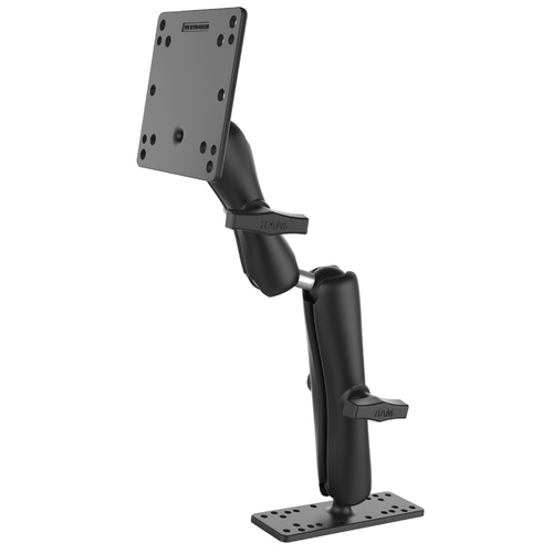 RAM-101U-SA1 :: RAM Dual Double Ball Mount with 100x100mm VESA Plate