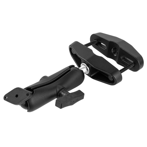 RAM-102U-247 :: RAM Universal Post Clamp Mount with Diamond Plate - C Size Medium Arm