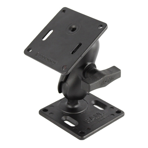 RAM-102U-B-2461 :: RAM Double 75x75mm VESA Mount - Short