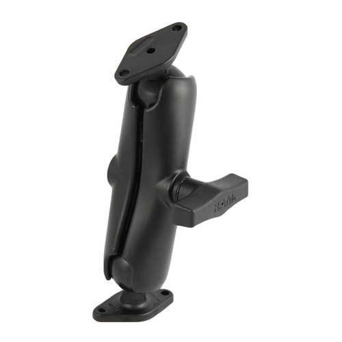 RAM-102U :: RAM Double Diamond Plate Mount  - C Size Medium