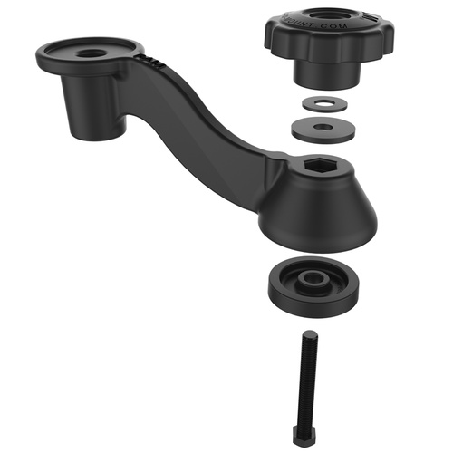 RAM-109-1APU :: RAM 6" Curved Swing Arm for Horizontal/Vertical Mounts