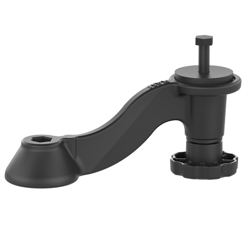 RAM-109-1AU :: RAM 6" Curved Extension Swing Arm for Horizontal/Vertical Mounts