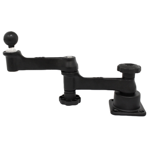 RAM-109H-1BU :: RAM Horizontal 12" Swing Arm Mount with Ball