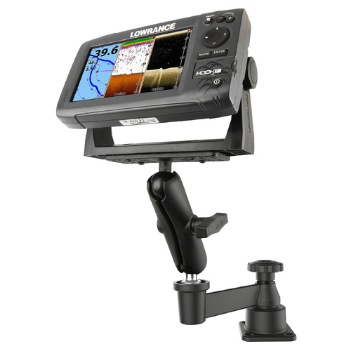 RAM-109H-2U :: RAM Horizontal Swing Arm with Double Ball Mount