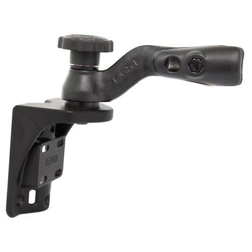 RAM-109V-4U :: RAM Vertical 6" Swing Arm Mount with Fixed Socket Arm