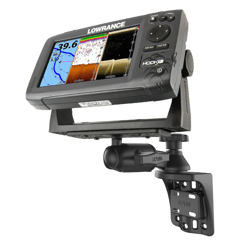 RAM-109VSB :: RAM Vertical 6" Swing Arm Mount with Round Ball Adapter