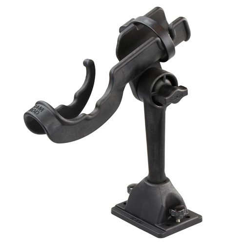 RAM-114-DU :: RAM ROD Fishing Rod Holder with Deck and Track Mounting Base