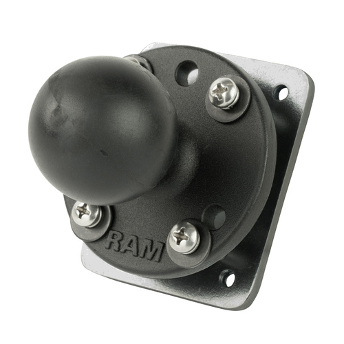 RAM-202-225-2U :: RAM Drill-Down Dashboard Ball Base with Backing Plate - C Size