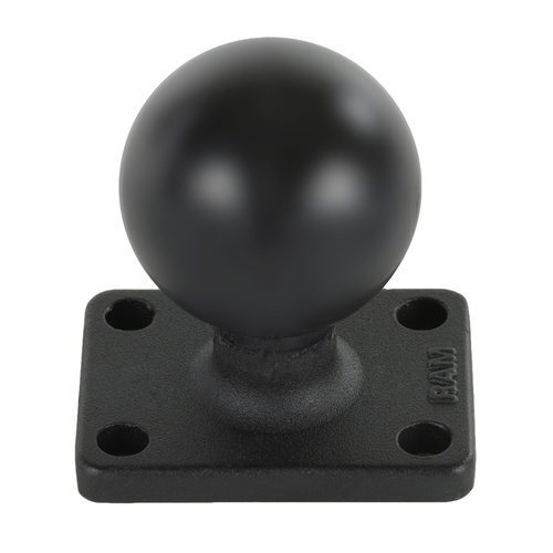 RAM-202U-152 :: RAM Ball Base with 1" x 1.5" 4-Hole Pattern - C Size