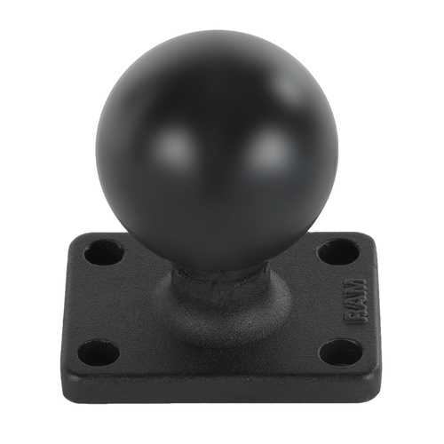 RAM-202U-1525 :: RAM Ball Base with 1" x 2" 4-Hole Pattern - C Size