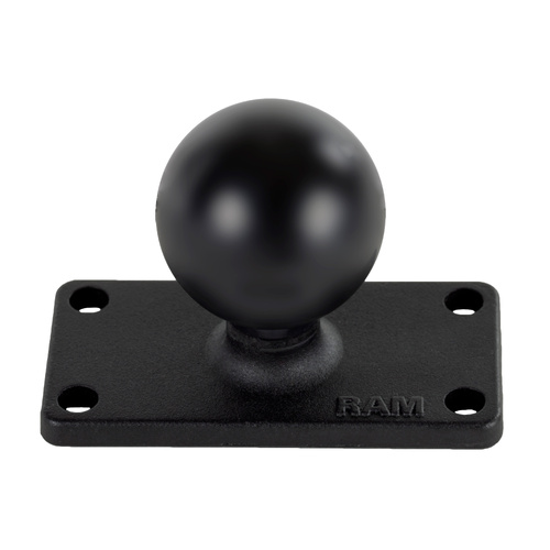 RAM-202U-153 :: RAM Ball Base with 1" x 2.5" 4-Hole Pattern - C Size