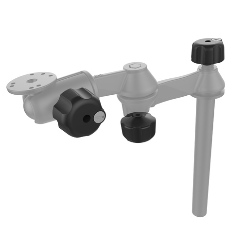 RAM-234-LK1U :: RAM Safe-N-Secure™ Locking Knob Kit for Swing Arms & RAM Tele-Pole™
