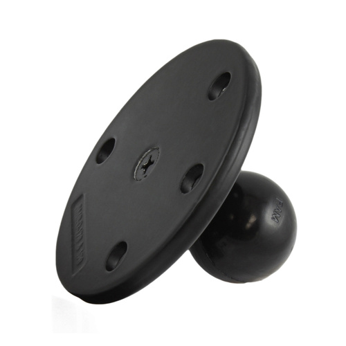 RAM-240U-IN1 :: RAM Large Round Plate with Ball and Steel Reinforced Bolt
