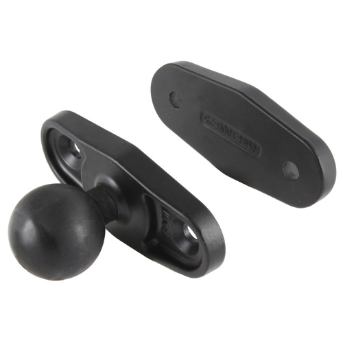 RAM-247U-25NH :: RAM Square Post Clamp Base for Posts up to 2.5" Wide Without Hardware