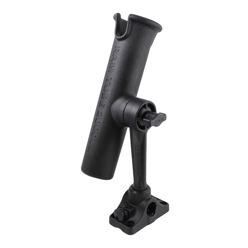 RAM-301-BMP :: RAM Tube™ Fishing Rod Holder with Bulkhead/Flat Base