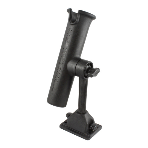RAM-301-DU :: RAM Tube™ Fishing Rod Holder with Deck Track Base