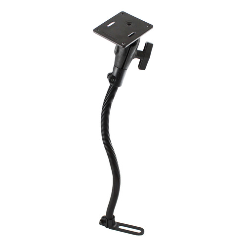 RAM-316-1-2461U :: RAM Pod™ I Vehicle Mount with 18" Aluminum Rod and 75x75mm VESA Plate