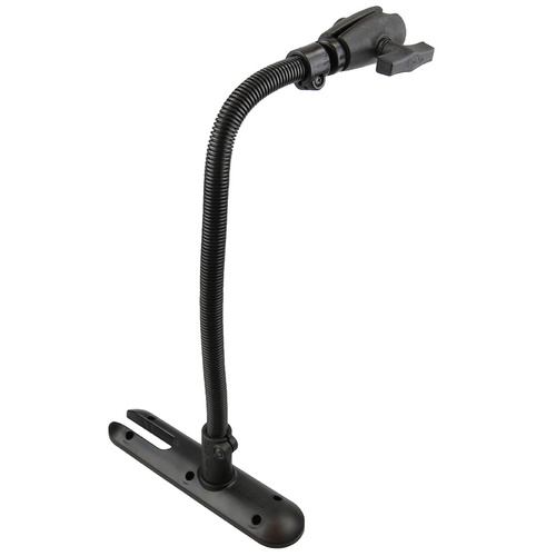 RAM-316-18-TRA4U-NB :: RAM Transducer Mount with 18" Rod and Socket Arm for Lowrance TotalScan