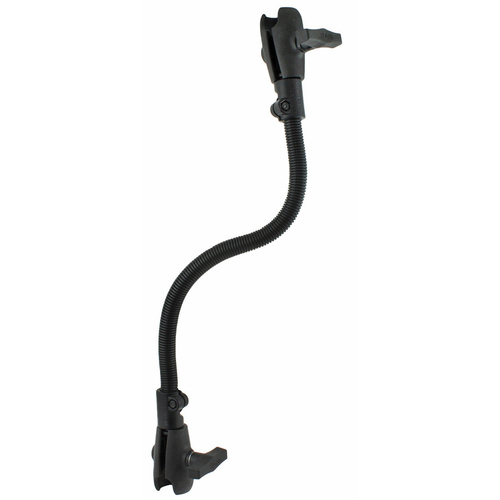 RAM-316-2U :: RAM Flex-Arm™ with 18" Aluminum Rod and Two Single Socket Arms