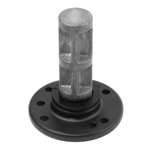 RAM-316-TU :: RAM Round Base Plate with 1/2" NPT Post