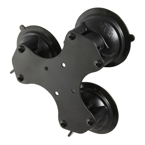 RAM-333-224-1U :: RAM Twist-Lock™ Triple Suction Cup Base