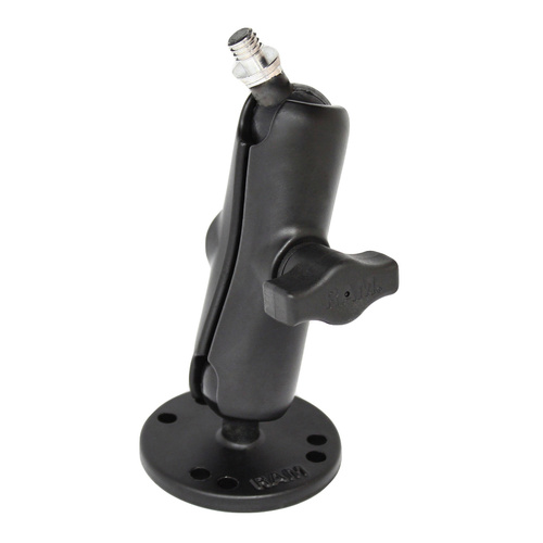 RAM Drill-Down Double Ball Mount with 3/8"-16 Threaded Stud