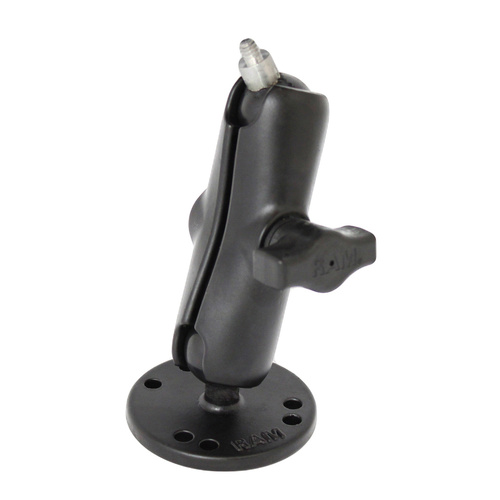 RAM Drill-Down Double Ball Mount with 1/4"-20 Stud - B Size Medium