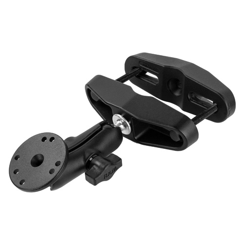 RAM-B-101U-247 :: RAM Universal Post Clamp Mount with Round Plate - B Size Medium Arm