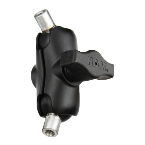 RAM-B-101U-A-AAR1 :: RAM Double Ball Mount with Two 1/4"-20 Female Threaded Adapters