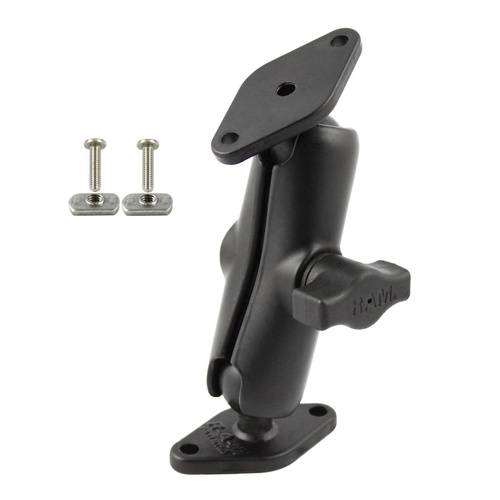 RAM-B-102-FP2U :: RAM Double Ball Mount with Flat Panel Mounting Hardware - 3/8" Screws