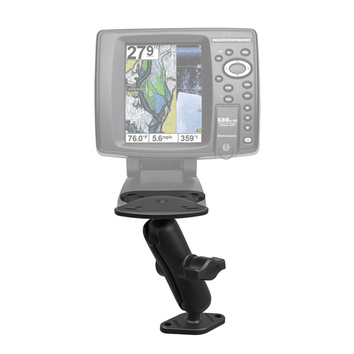 RAM-B-107U-238 :: RAM Fishfinder Diamond Plate Mount for Humminbird Devices
