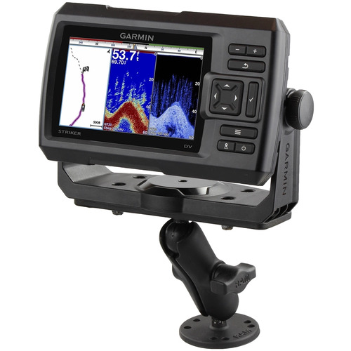 RAM-B-111U :: RAM Universal Marine Electronic Mount With 1" Ball