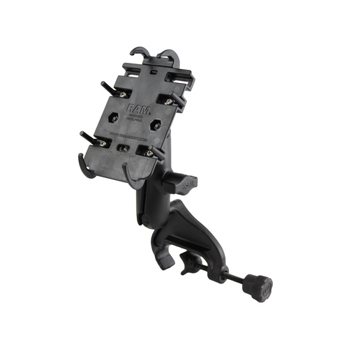 RAM Quick-Grip™ Phone Mount with Yoke Clamp Base