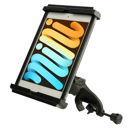 RAM Tab-Tite™ Yoke Clamp Mount for iPad mini with Heavy Duty Cases
