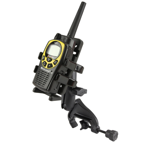 RAM-B-121-UN4U :: RAM Finger-Grip™ Universal Holder with Yoke Clamp Base