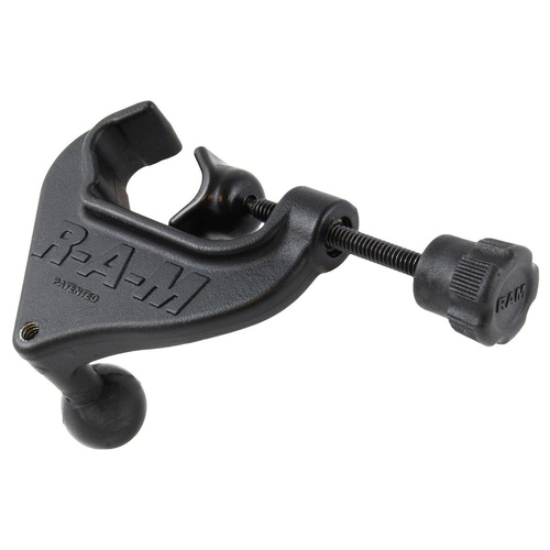 RAM-B-121BAU :: RAM Yoke Clamp Base with Ball and 1/4"-20 Threaded Hole