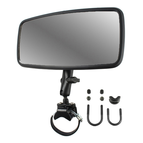 RAM-B-126-231Z-2 :: RAM Double Ball Large Rail Mount with Rear View Mirror