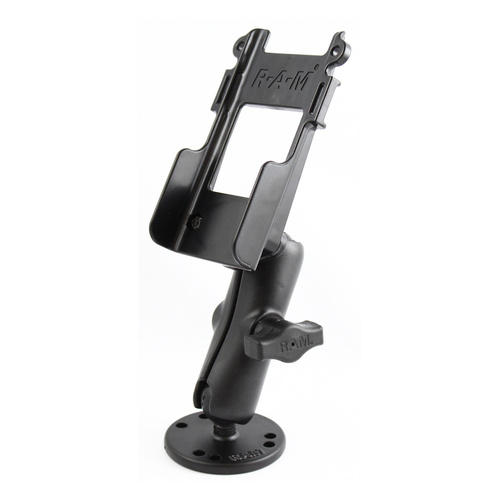 RAM-B-138-BC1U :: RAM Drill-Down Mount with Universal Belt Clip Cradle