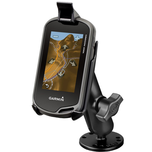 RAM-B-138-GA31 :: RAM EZ-Roll'r Drill-Down Mount for Garmin Oregon Series And More