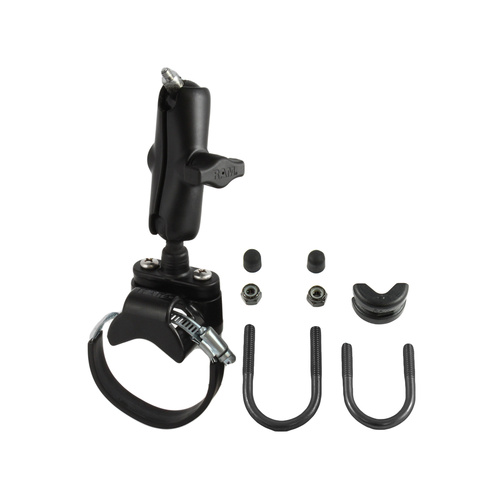RAM ATV/UTV Double Ball Rail Mount with 1/4"-20 Threaded Stud
