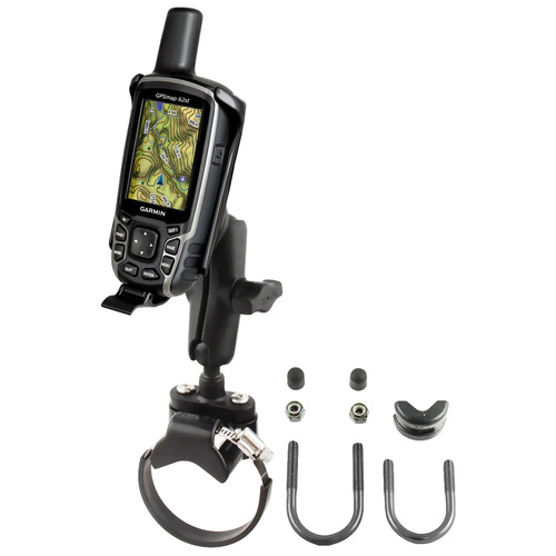 RAM-B-149Z-2-GA41U :: RAM ATV/UTV Rail Mount for Garmin Astro 320, GPSMAP 62 And More