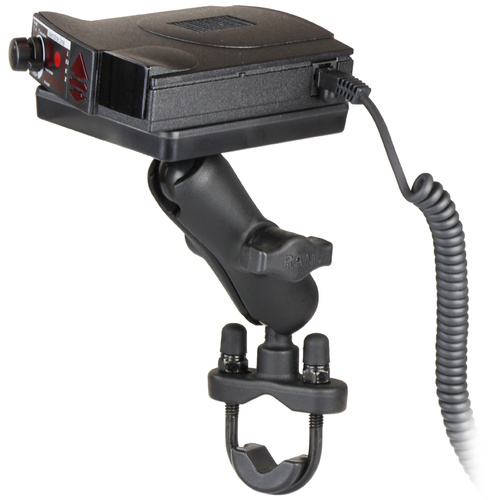 RAM-B-149Z-300-1U :: RAM Power Plate™ III Radar Detector Mount with Handlebar U-Bolt Base