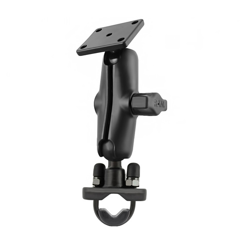 RAM-B-149Z-347U :: RAM Handlebar U-Bolt Double Ball Mount with AMPS Hole Pattern