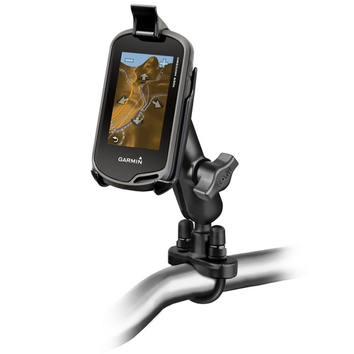 RAM Handlebar U-Bolt Double Ball Mount for Garmin Oregon Series + More